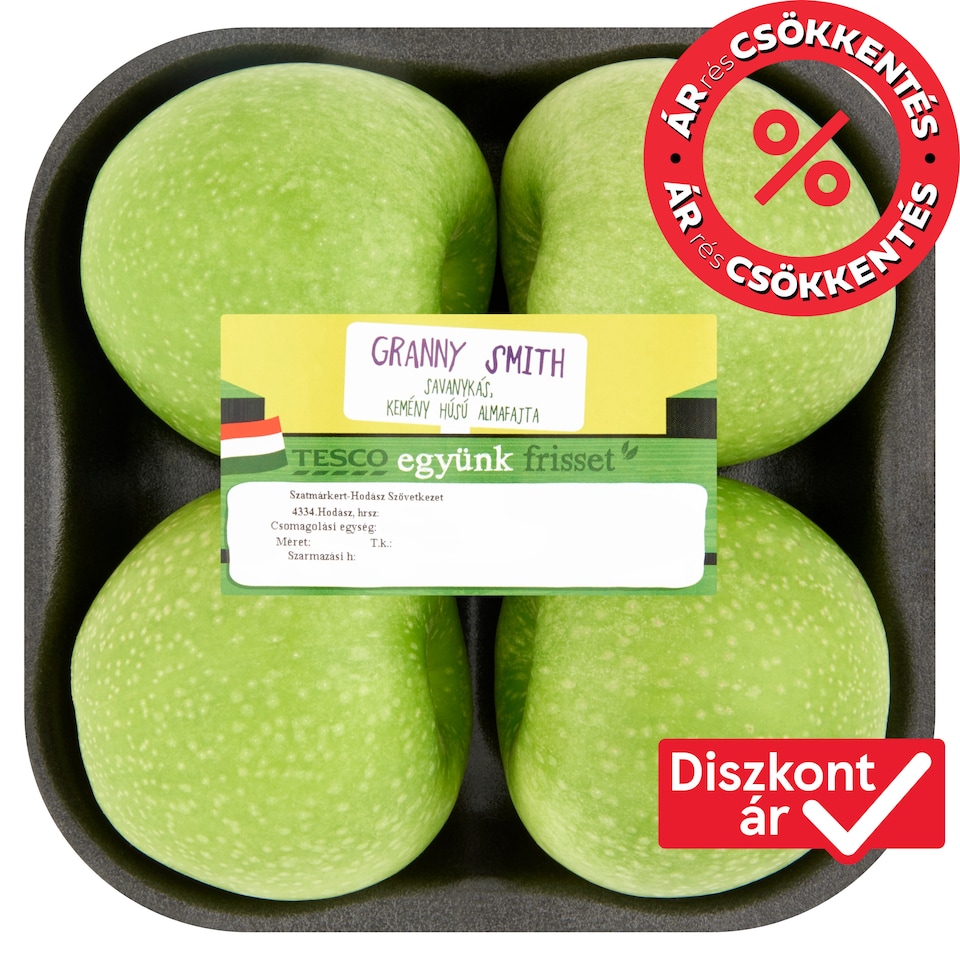Tesco Granny Smith alma 4 db