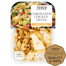 Tesco Coronation Chicken Pieces Pieces 180G