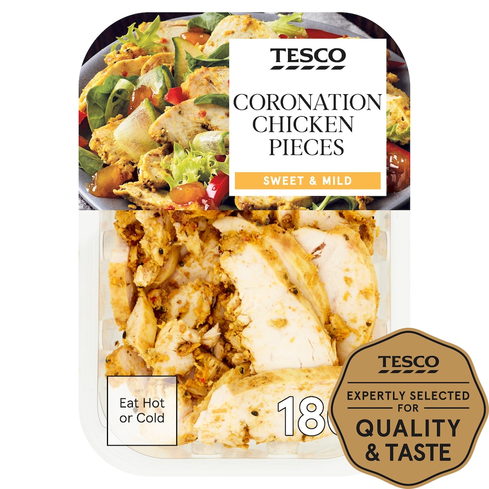 Tesco Coronation Chicken Pieces Pieces 180G
