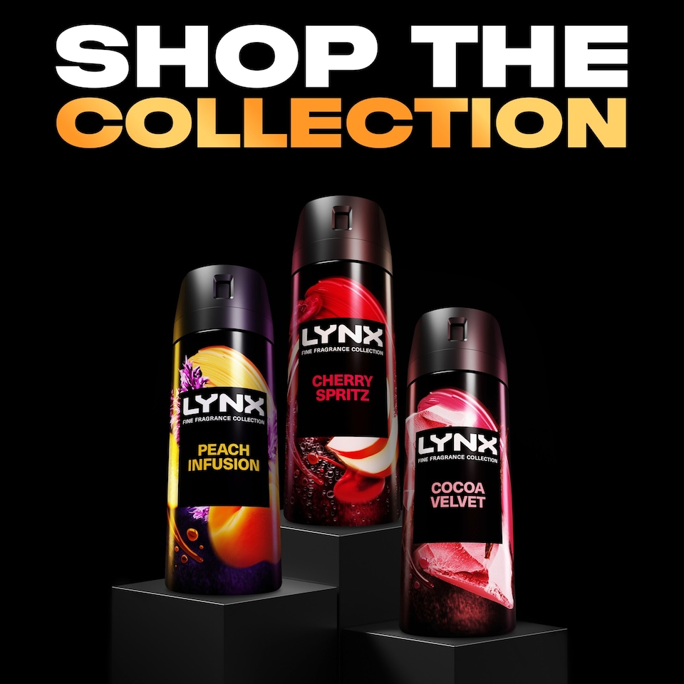 image 1 of Lynx Fine Fragrance Collection Deodorant Bodyspray Cherry Spritz 150ml