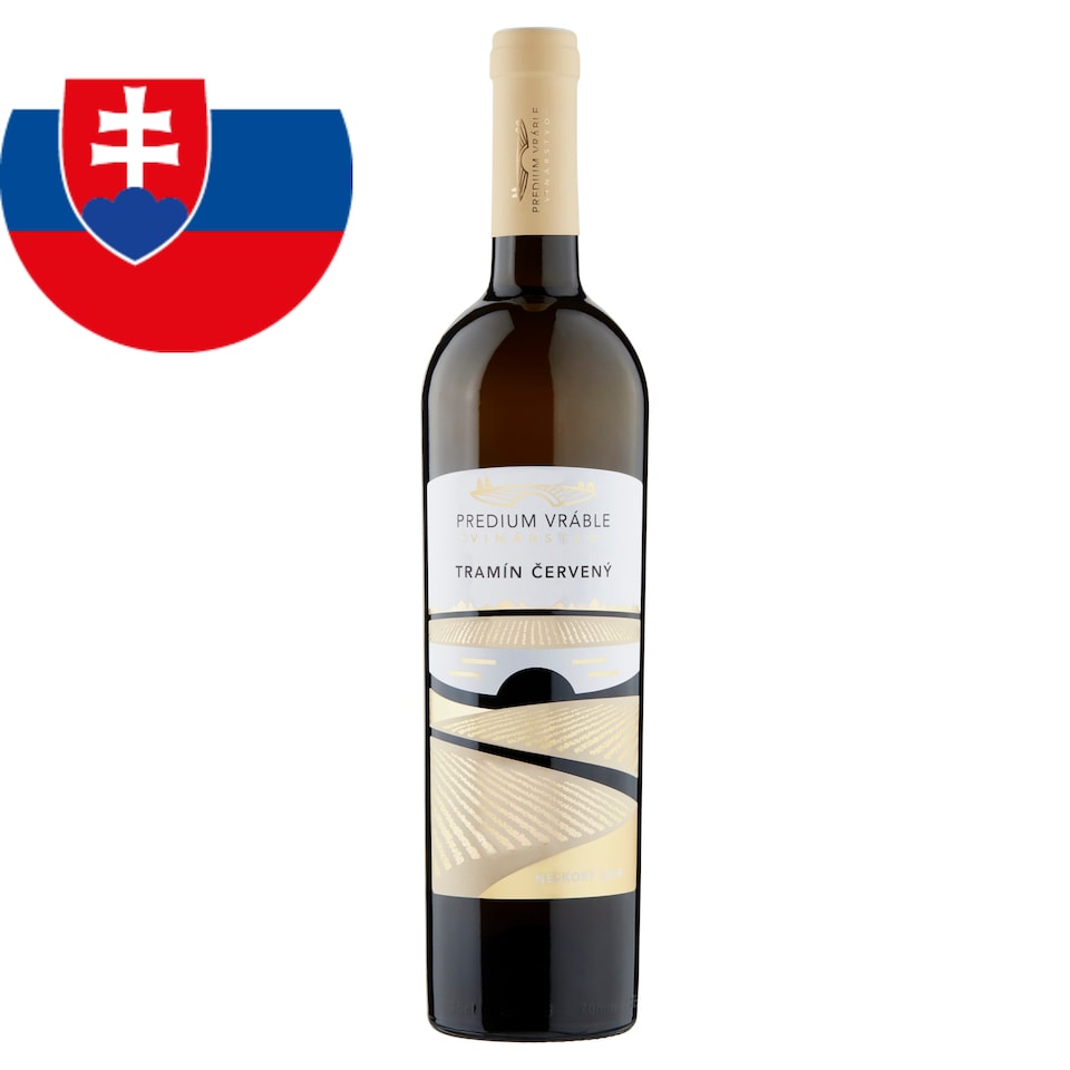 Predium Vráble Tramín červený víno biele polosuché 0,75 l