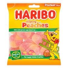 Haribo Halal Happy Peaches 100G