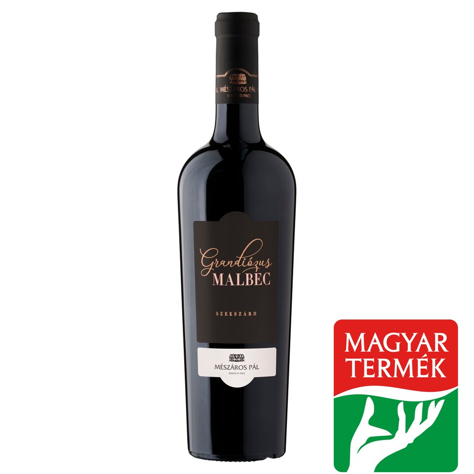 Mészáros Pál Szekszárdi Grandiózus Malbec Dry Red Wine 14% 0,75 l