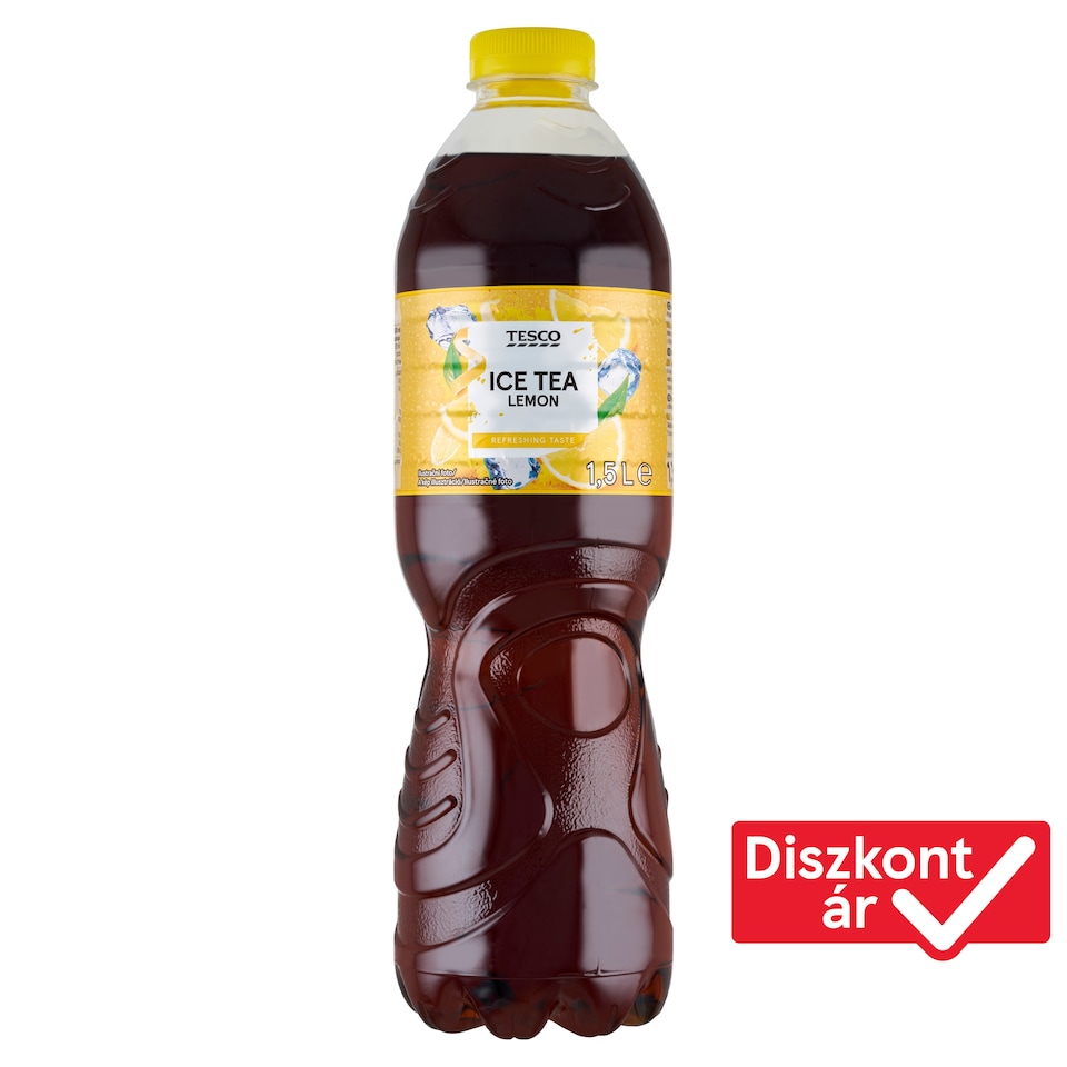 Tesco citrom ízű üdítőital fekete tea kivonattal 1,5 l