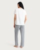 image 2 of F&F Pure Cotton Café Print Pyjama Set in Multi White