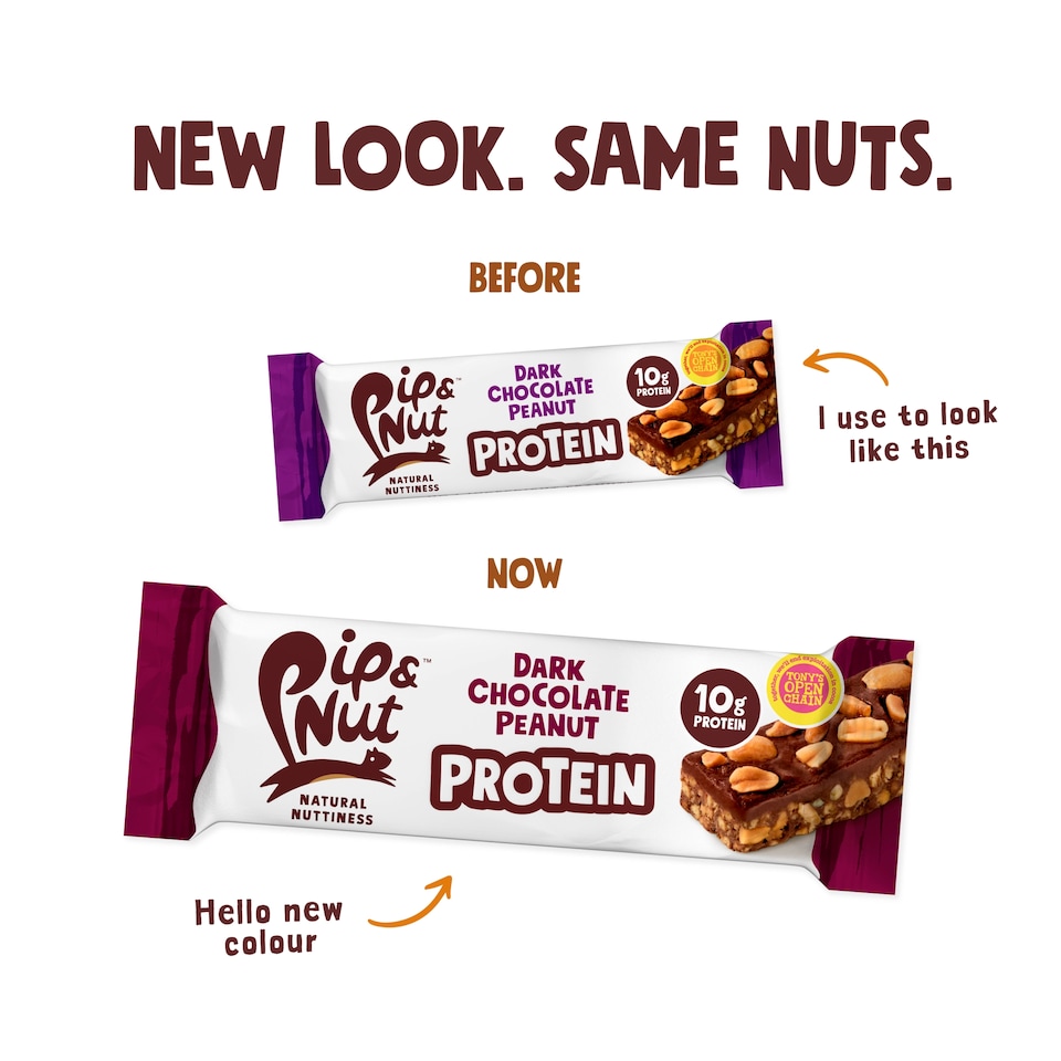 image 1 of Pip & Nut Dark Chocolate Peanut Protein Bar 3 x 46g