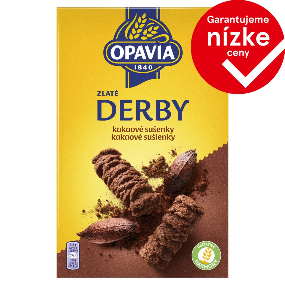 Opavia Zlaté Derby Cocoa Biscuits 220 g