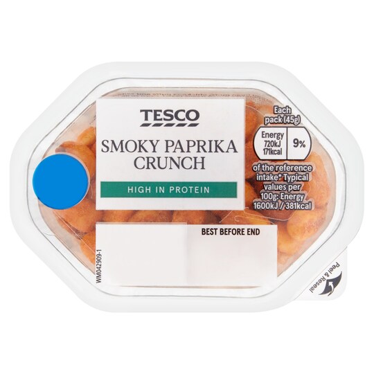 Tesco Smoky Paprika Crunch 45G