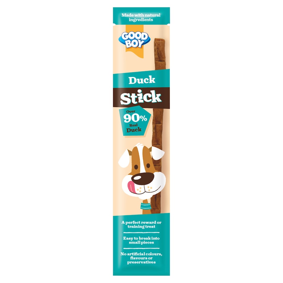 Good Boy Duck Stick Dog Treat 15G