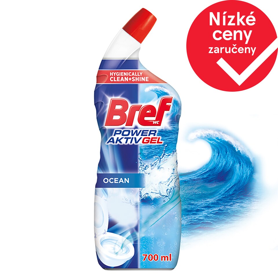 Bref Power Aktiv Gel WC čistič Ocean 700ml