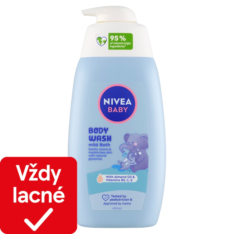 obrázok 1 z Nivea Baby Sprchovací gél pre jemný kúpeľ 450 ml