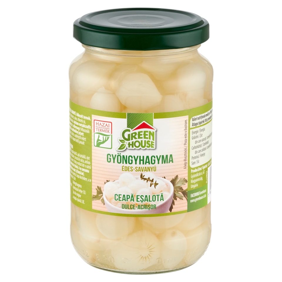 Green House édes-savanyú gyöngyhagyma 320 g