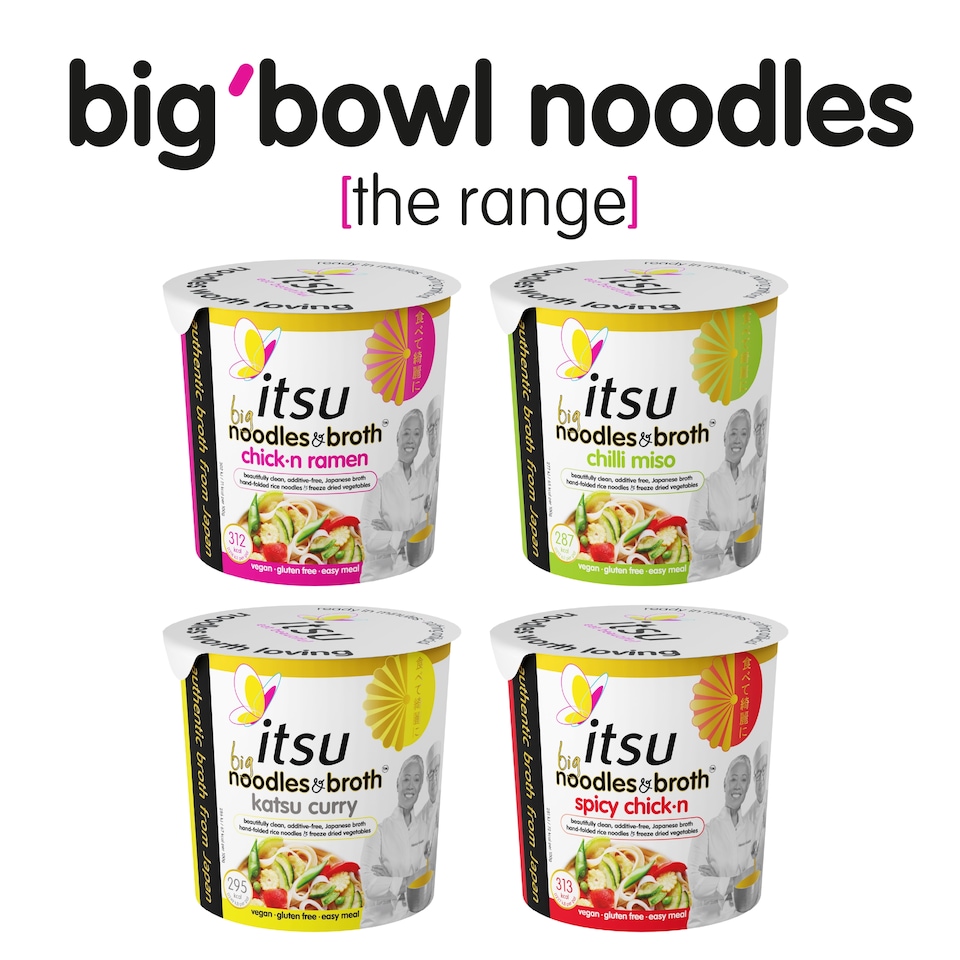 image 1 of itsu BIG chilli miso instant noodles & broth pot 99g