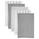 image 1 of Tesco Recycled Cotton Terry Tea Towel 5 Pack Grey