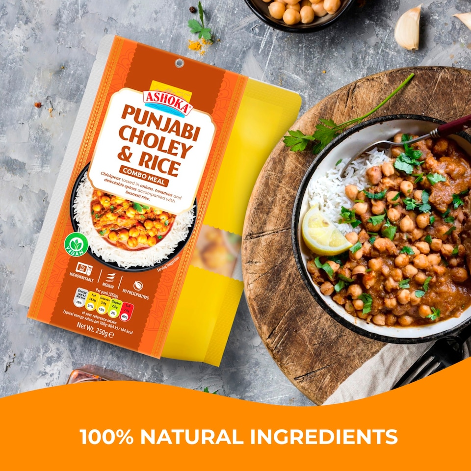 image 1 of Ashoka Punjabi Choley & Rice 250g