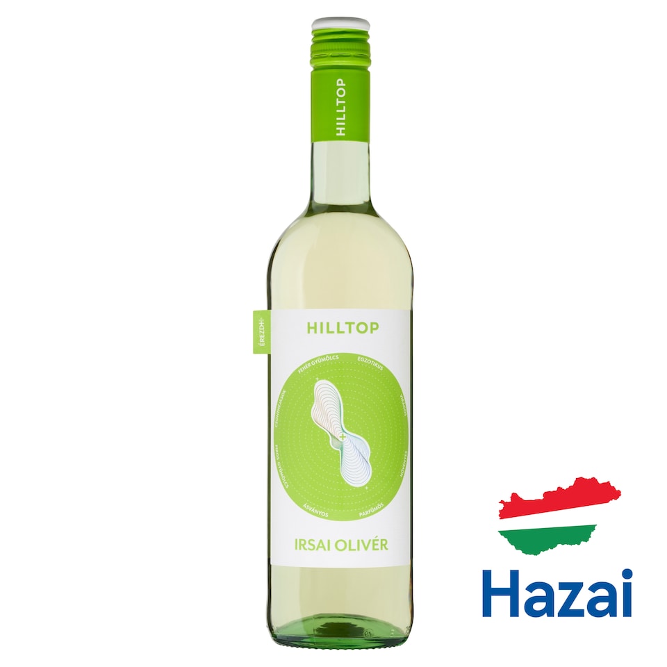 Hilltop Dunántúli Irsai Olivér száraz fehérbor 10,5% 75 cl   1. kép
