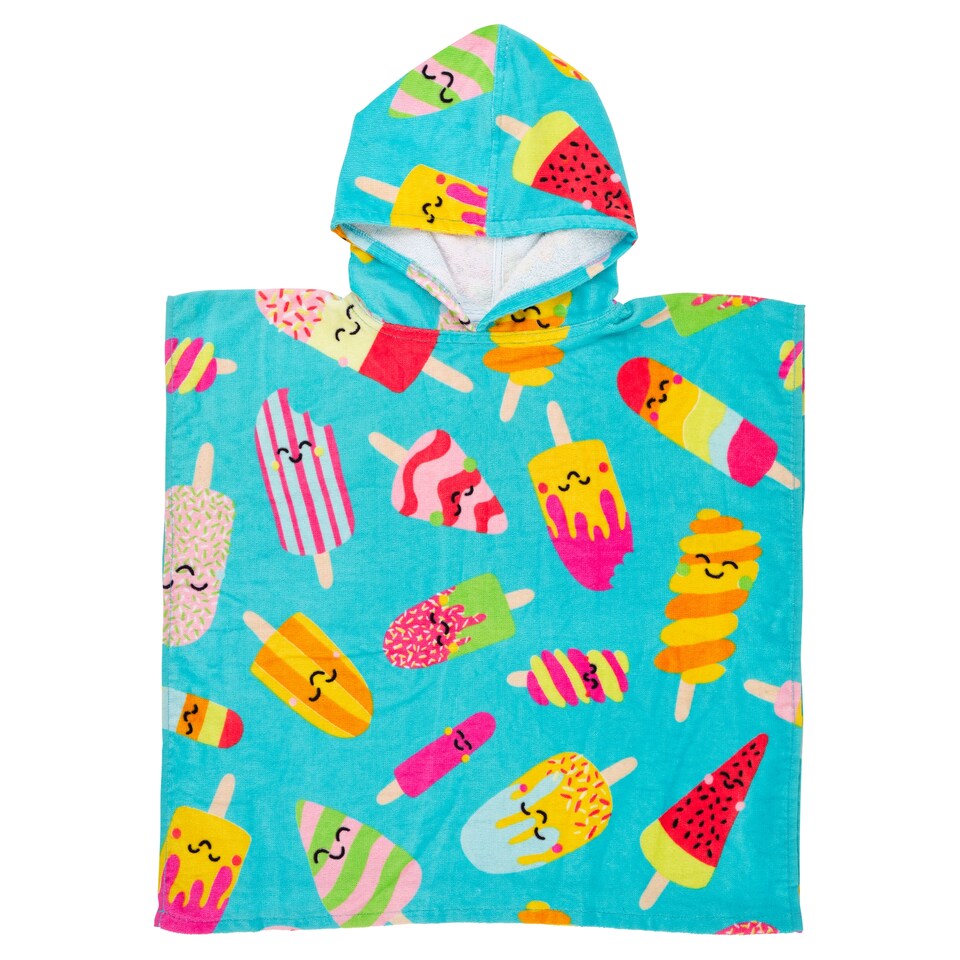 Tesco Ice Lollies Printed Poncho