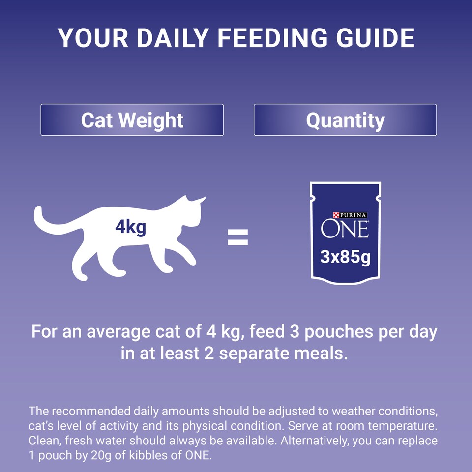 image 1 of Purina One Ocean Fish/Lamb 8X85g