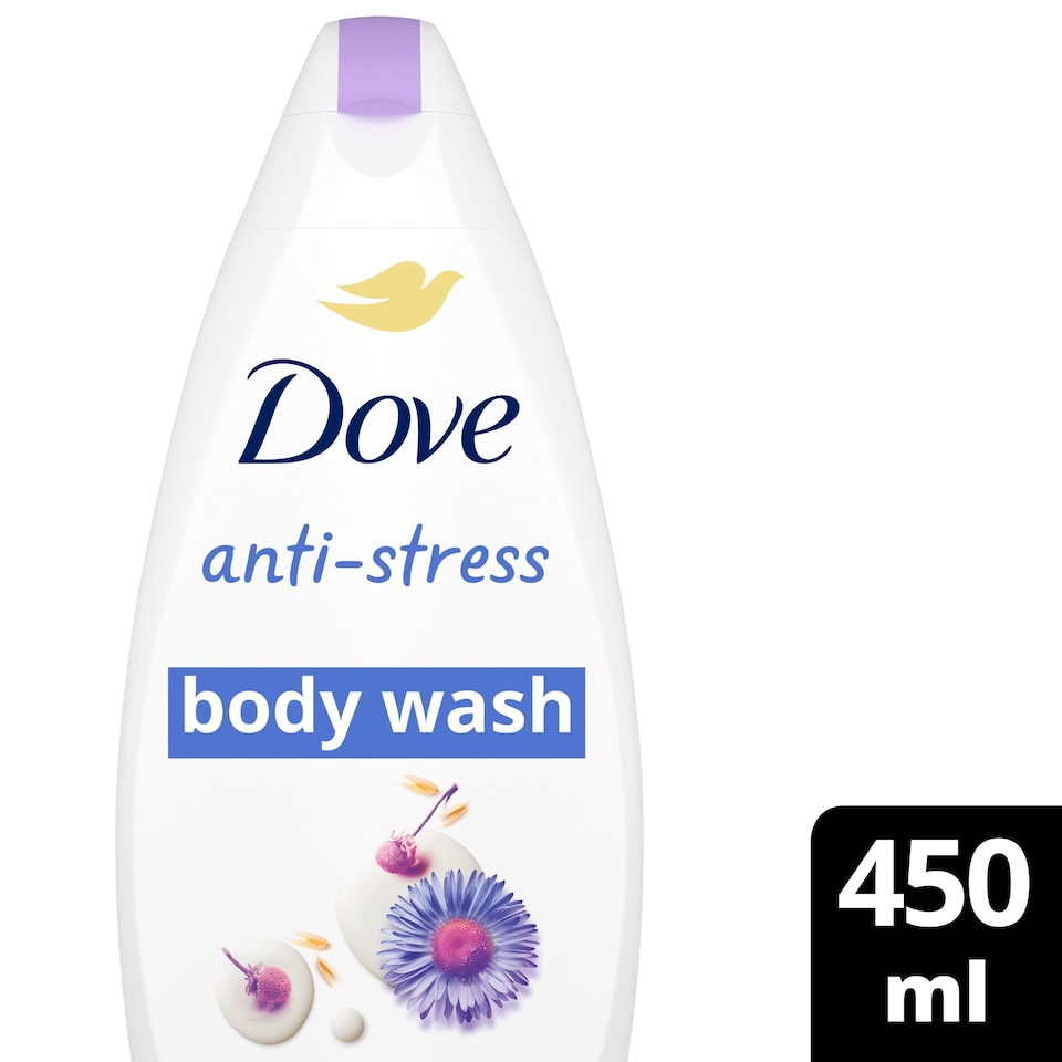 image 1 of Dove Anti Stress Body Wash Shower Gel 450ml