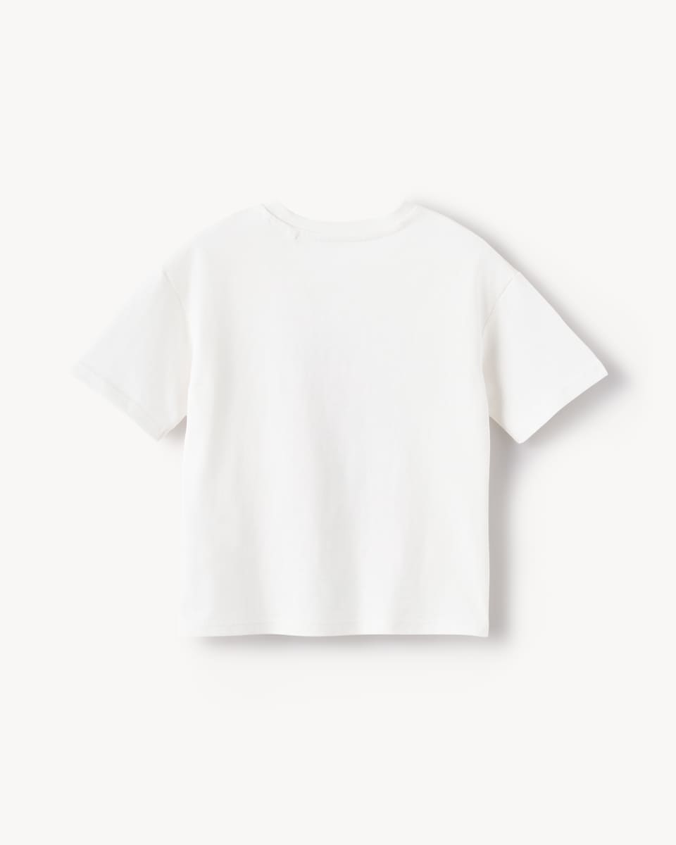 image 1 of Capyfun Pure Cotton Capybara T-Shirt in White