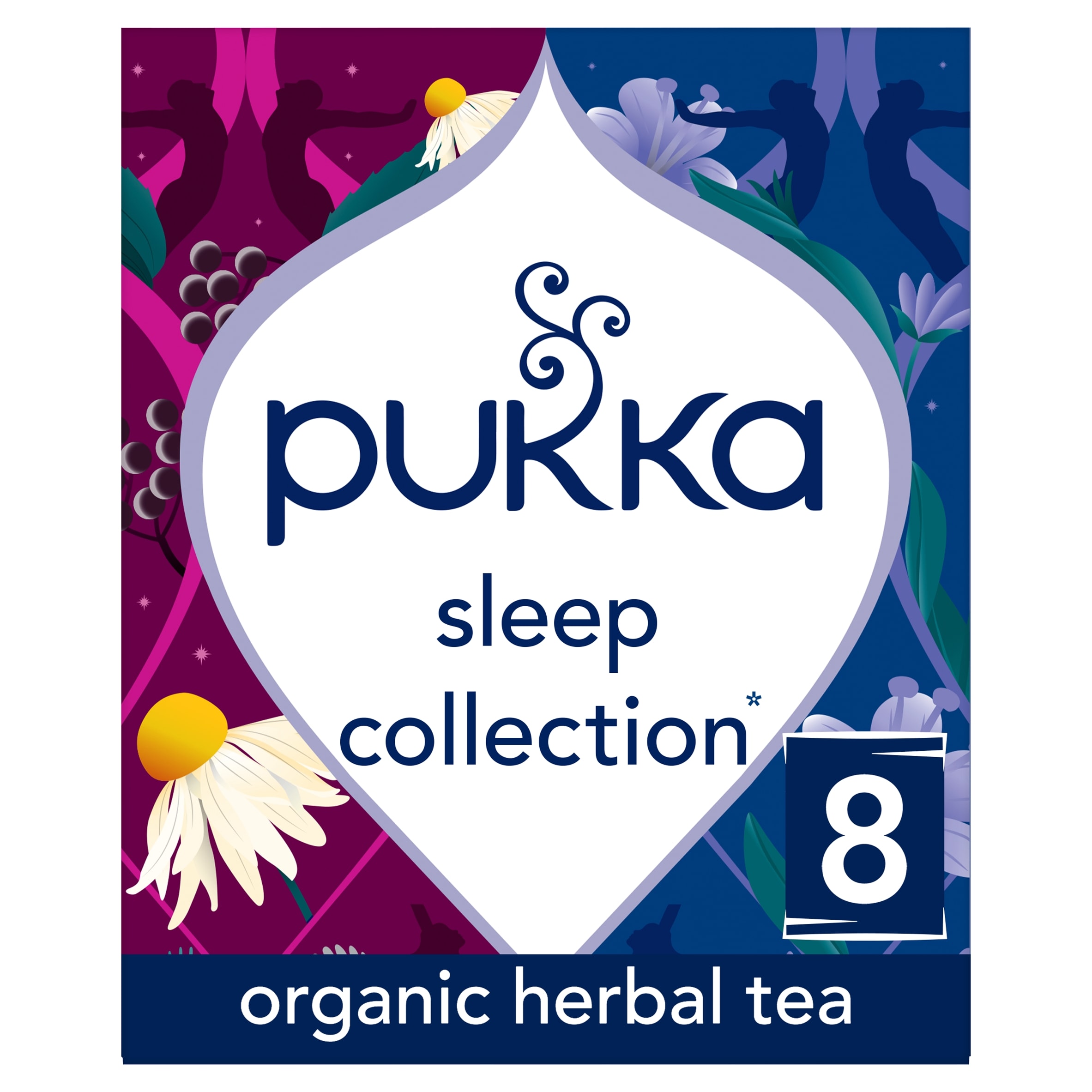 Pukka Organic Sleep Collection with Night Time Chamomile 8 Tea Bags 10.4g