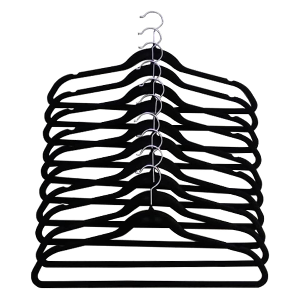 Tesco Soft Touch Hangers 10 Pack