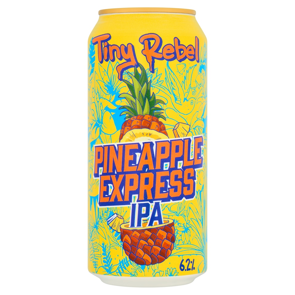 Tiny Rebel Pineapple Express Ipa Beer 440Ml