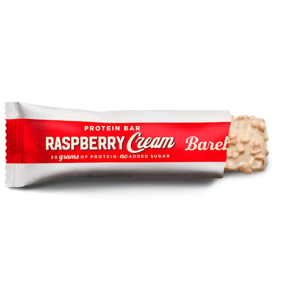 image 1 of Barebells Protein Bar Raspberry Cream 55g