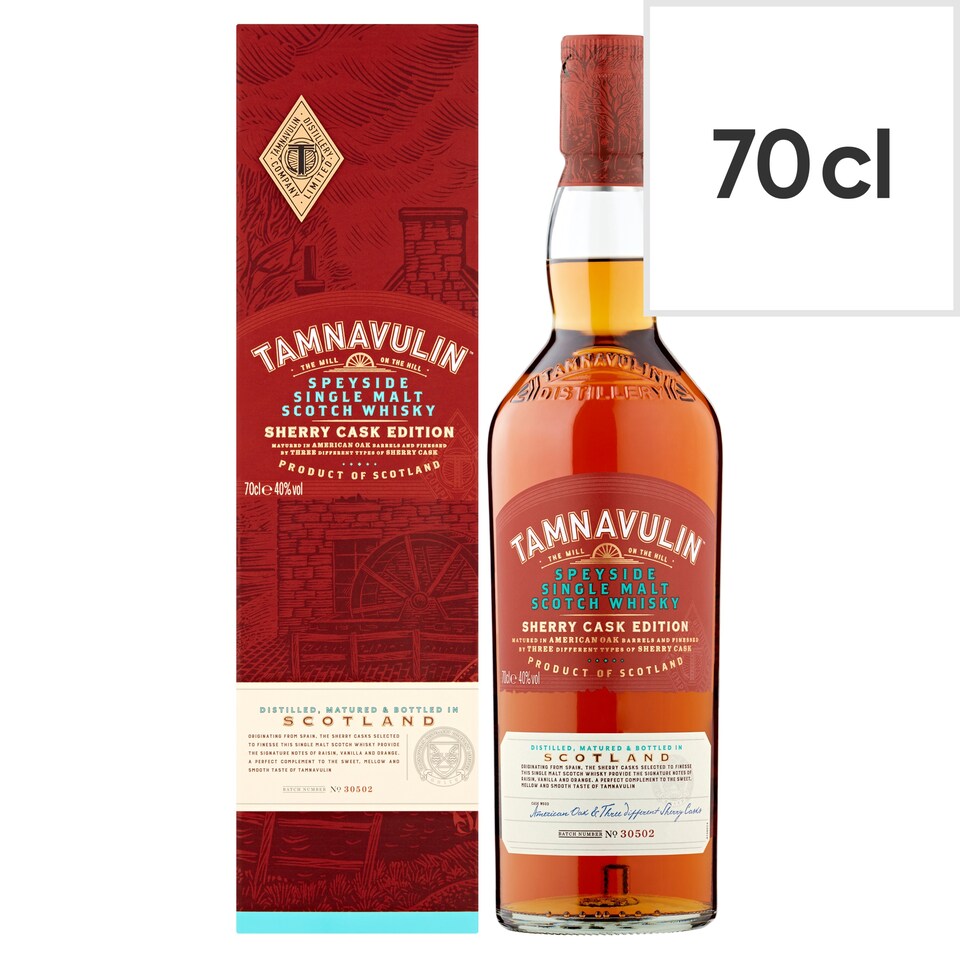 Tamnavulin Sherry Cask Single Malt Whisky 70cl