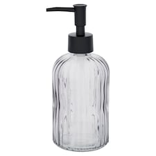 F&F Home Grey Glass Soap Dispenser 