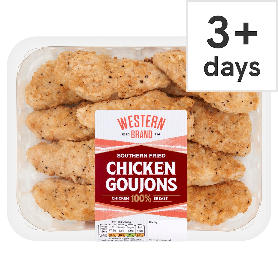 Western Brand Southern Fried Chicken Goujons 400g