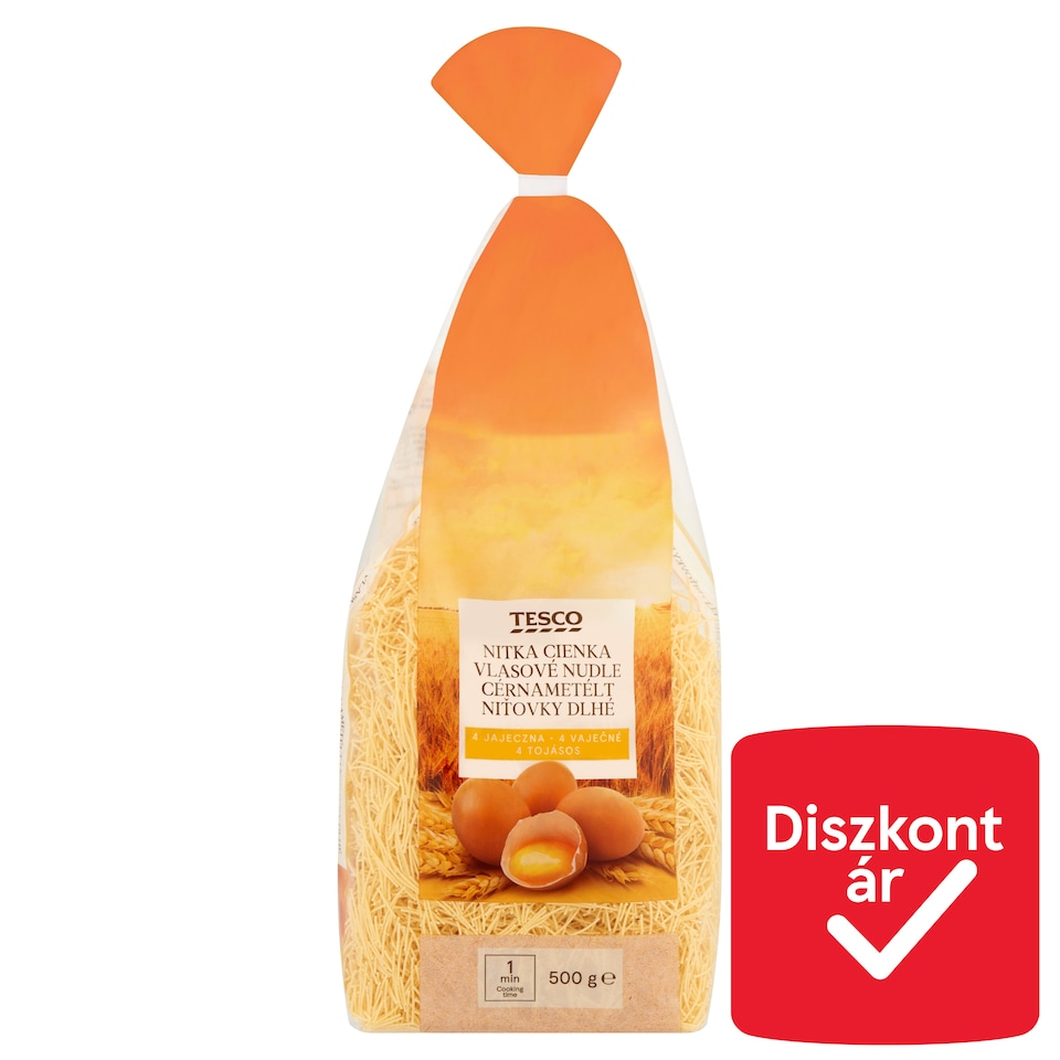 Tesco Vermicelli Dry Pasta with 4 Eggs 500 g