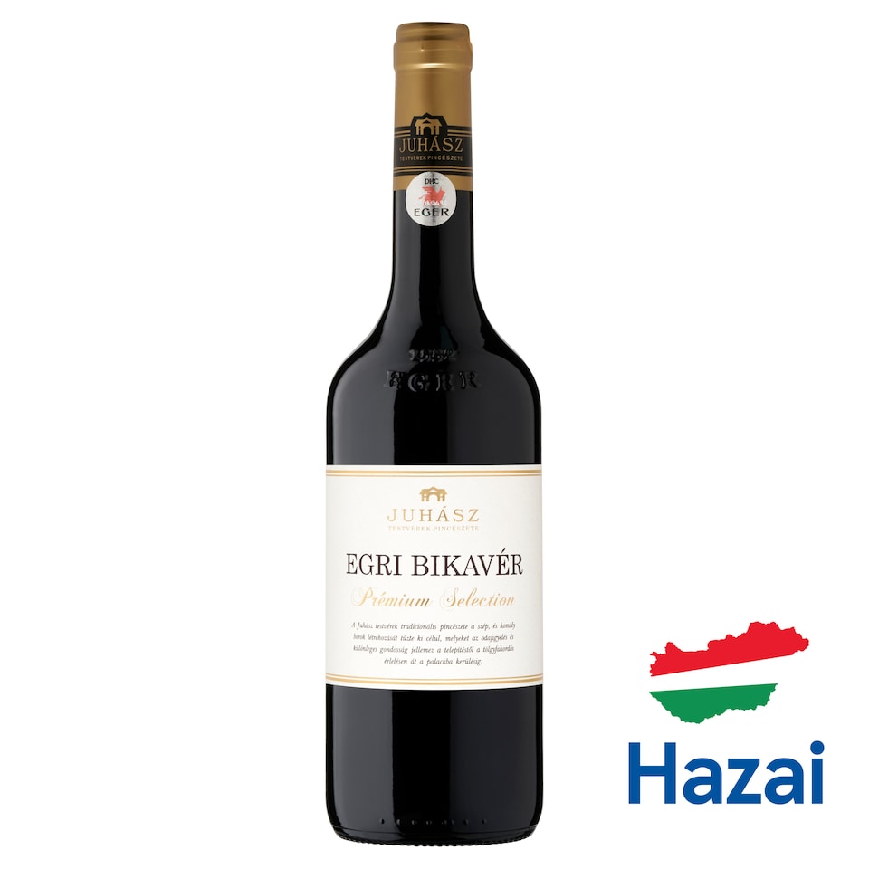 Juhász Prémium Selection Egri Bikavér száraz vörösbor 14% 0,75 l  1. kép