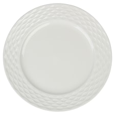 F&F Home Soho White Dinner Plate 