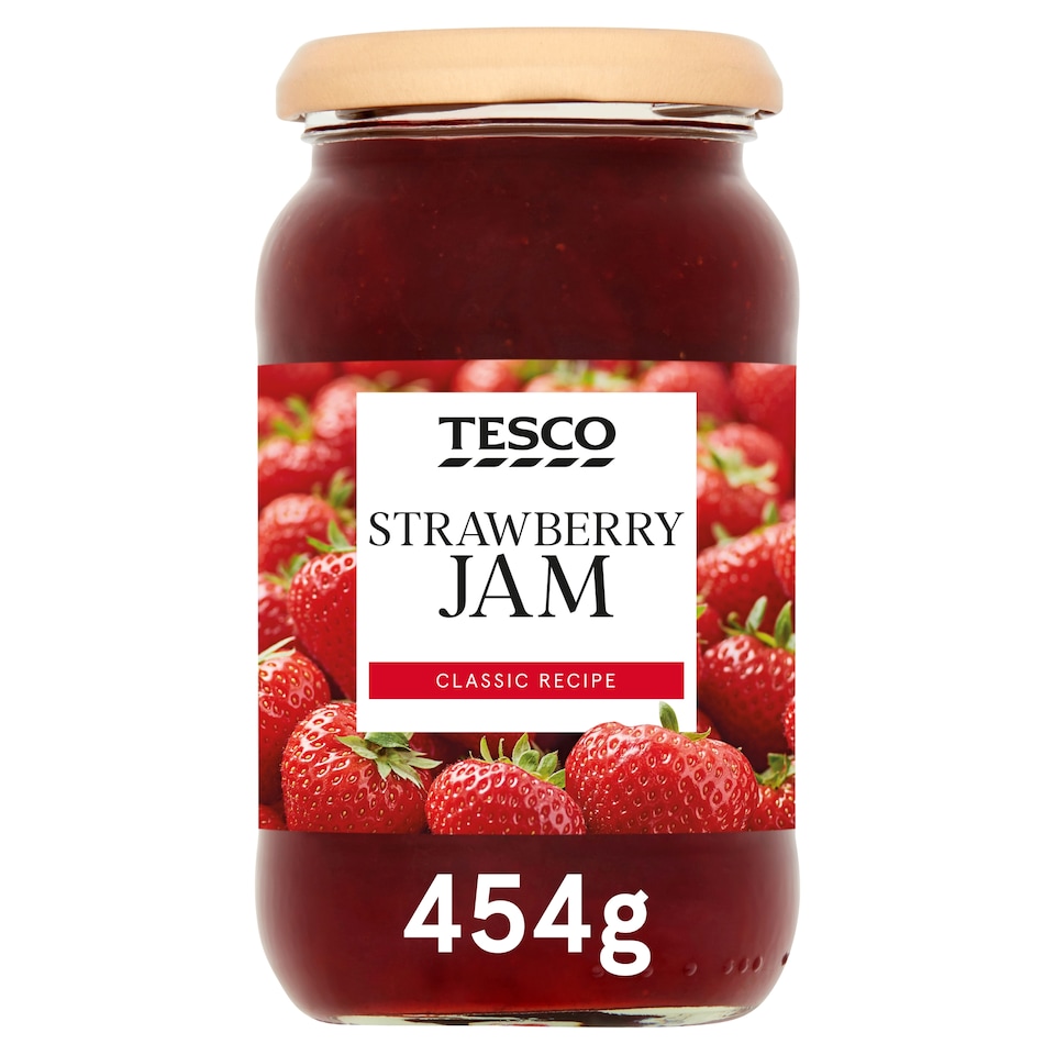 Tesco Strawberry Jam 454G
