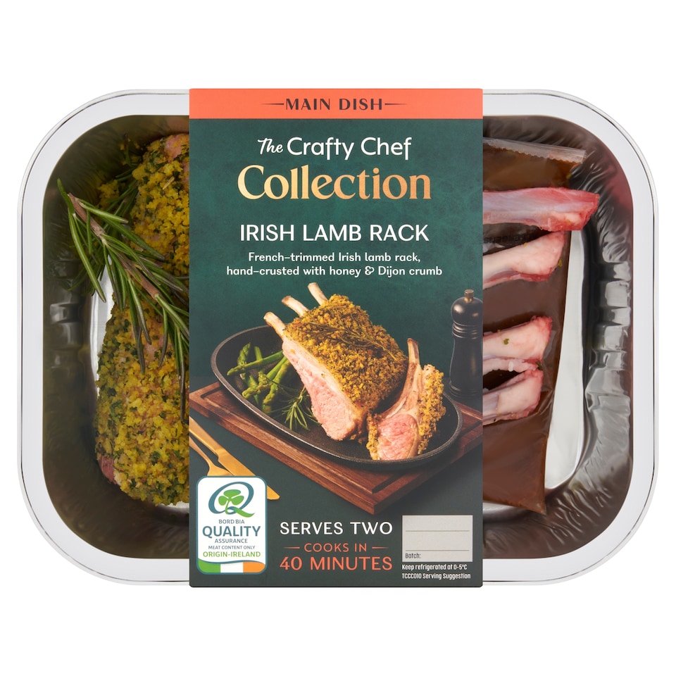 The Crafty Chef Collection Irish Lamb Rack 418g