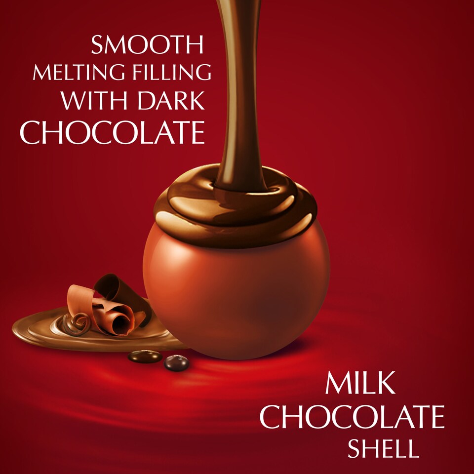 image 1 of Lindt Lindor Double Chocolate Truffles 200G