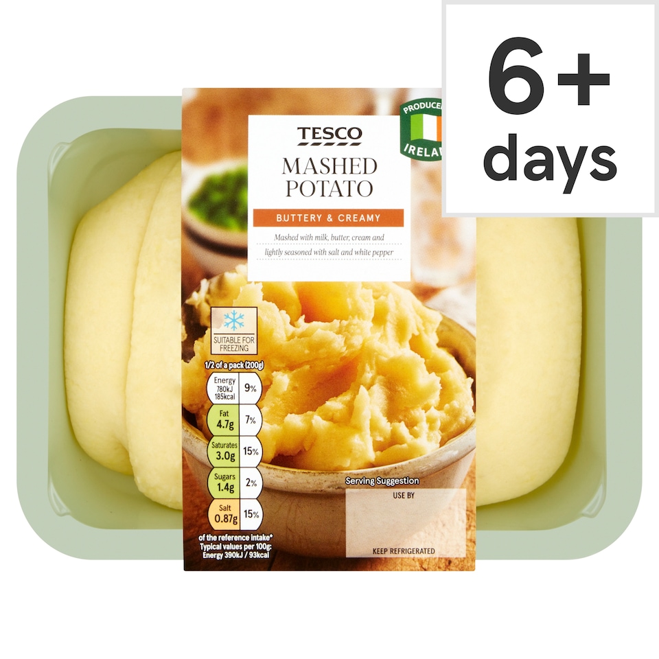 Tesco Mashed Potato 400G