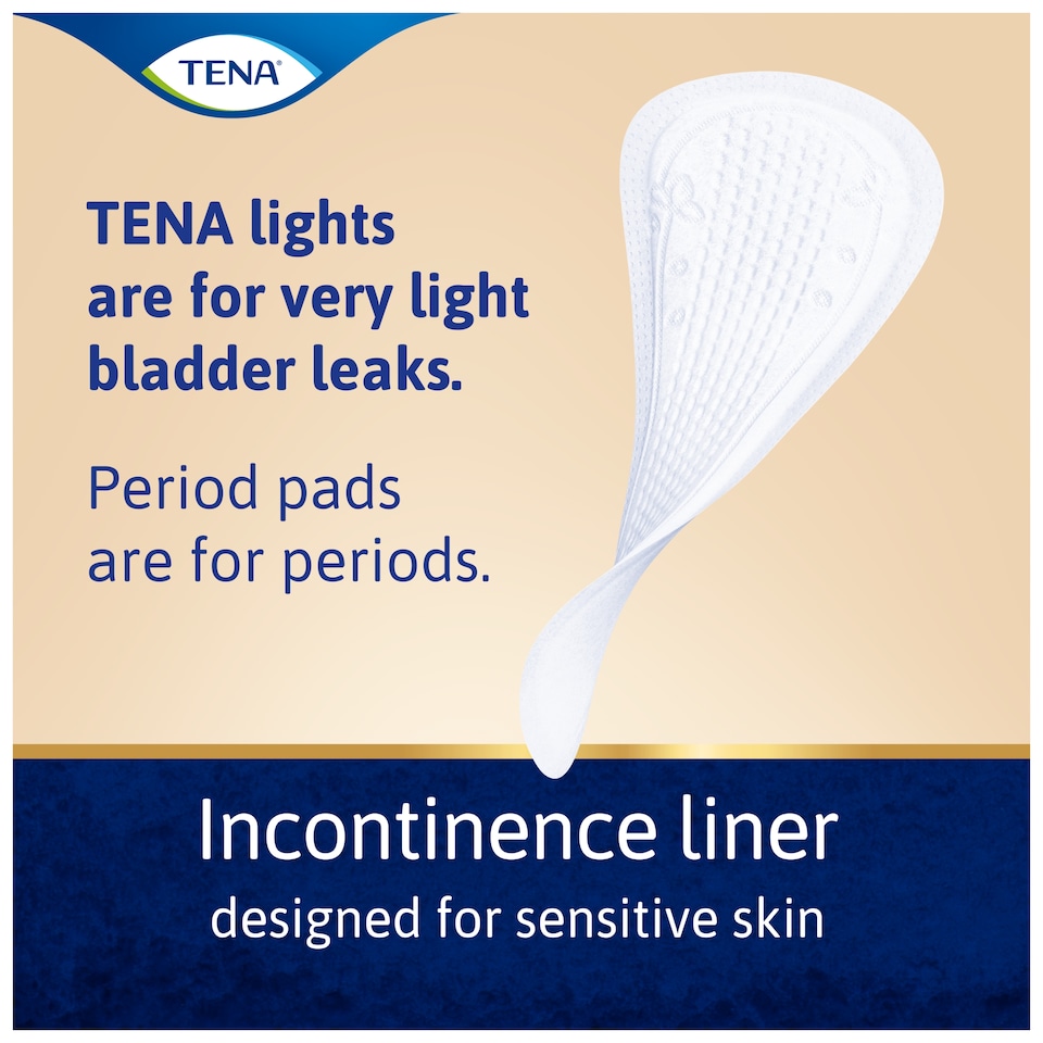 image 1 of TENA Lights Light Incontinence Liners 28 pack