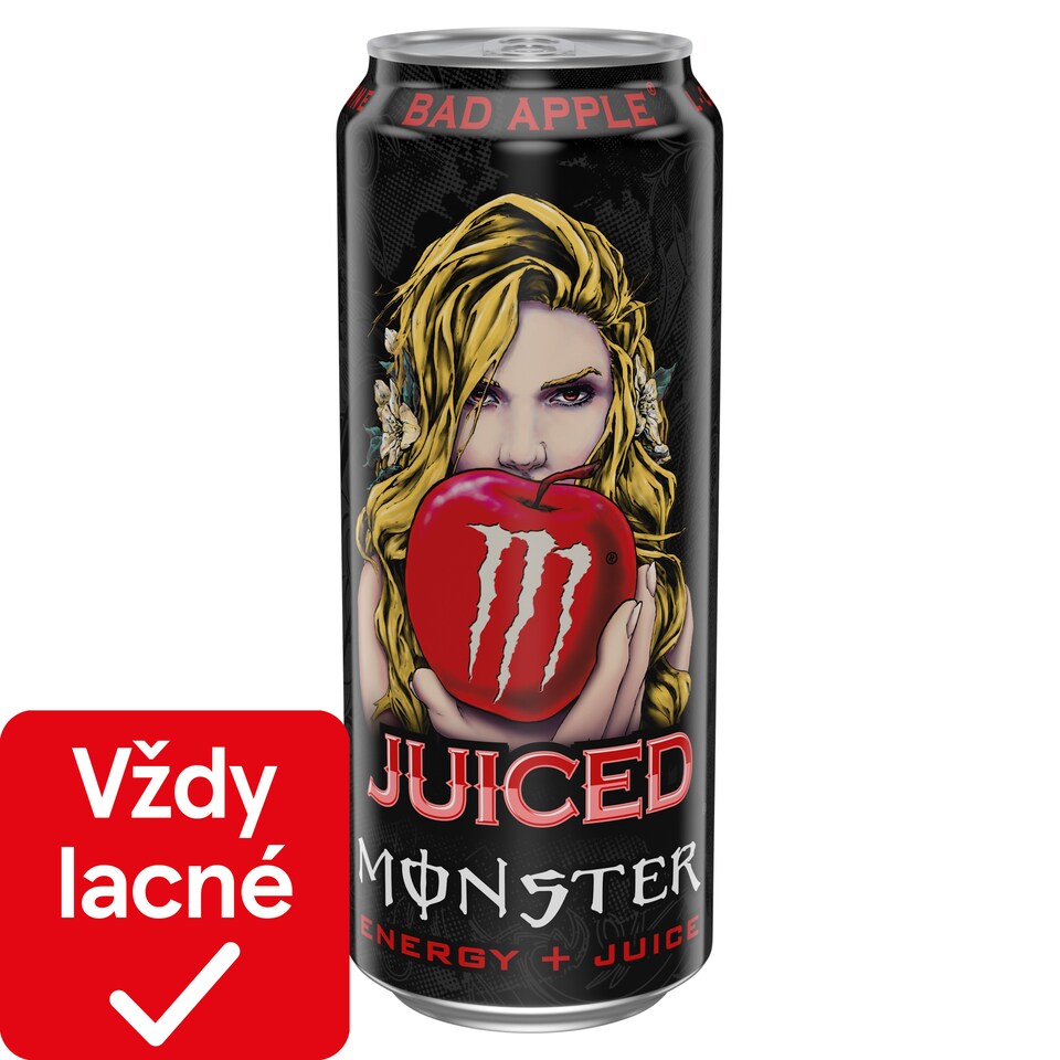 Monster Energy Juiced Bad Apple sýtený energetický nápoj 500 ml