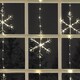 image 2 of Christmas Workshop Snowflake Curtain Christmas Lights