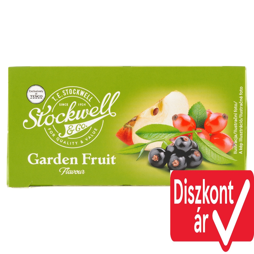 Stockwell & Co. Garden Fruit Flavour Fruit Tea 20 Tea Bags 40 g