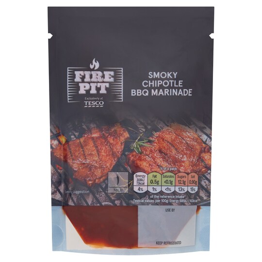 Tesco Fire Pit The Smoky One Marinade 180G Tesco Groceries