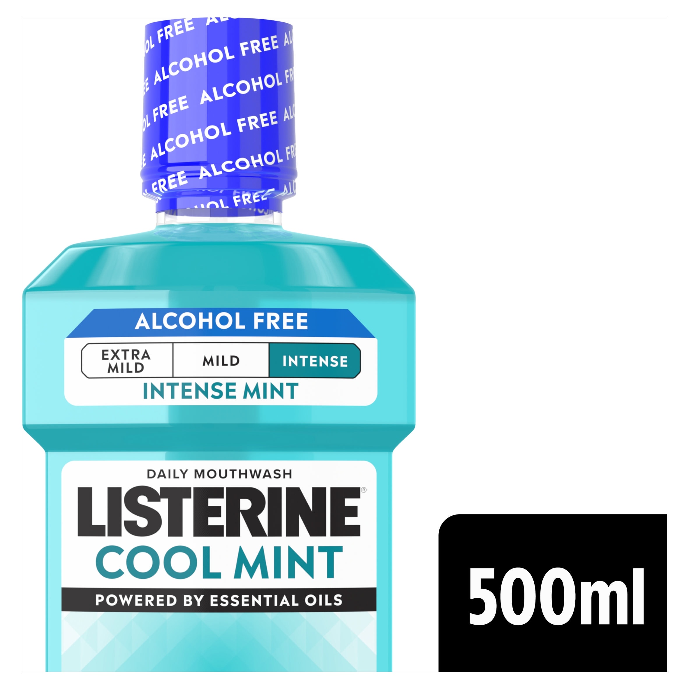 Listerine Coolmint Alcohol Free Intense Mint 500ml