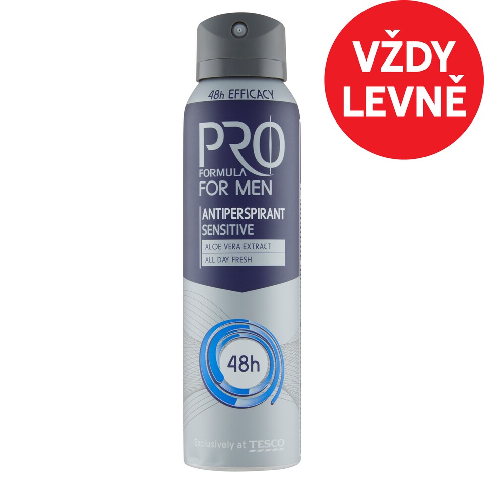 Tesco Pro Formula For Men Sensitive antiperspirant deodorant 150ml