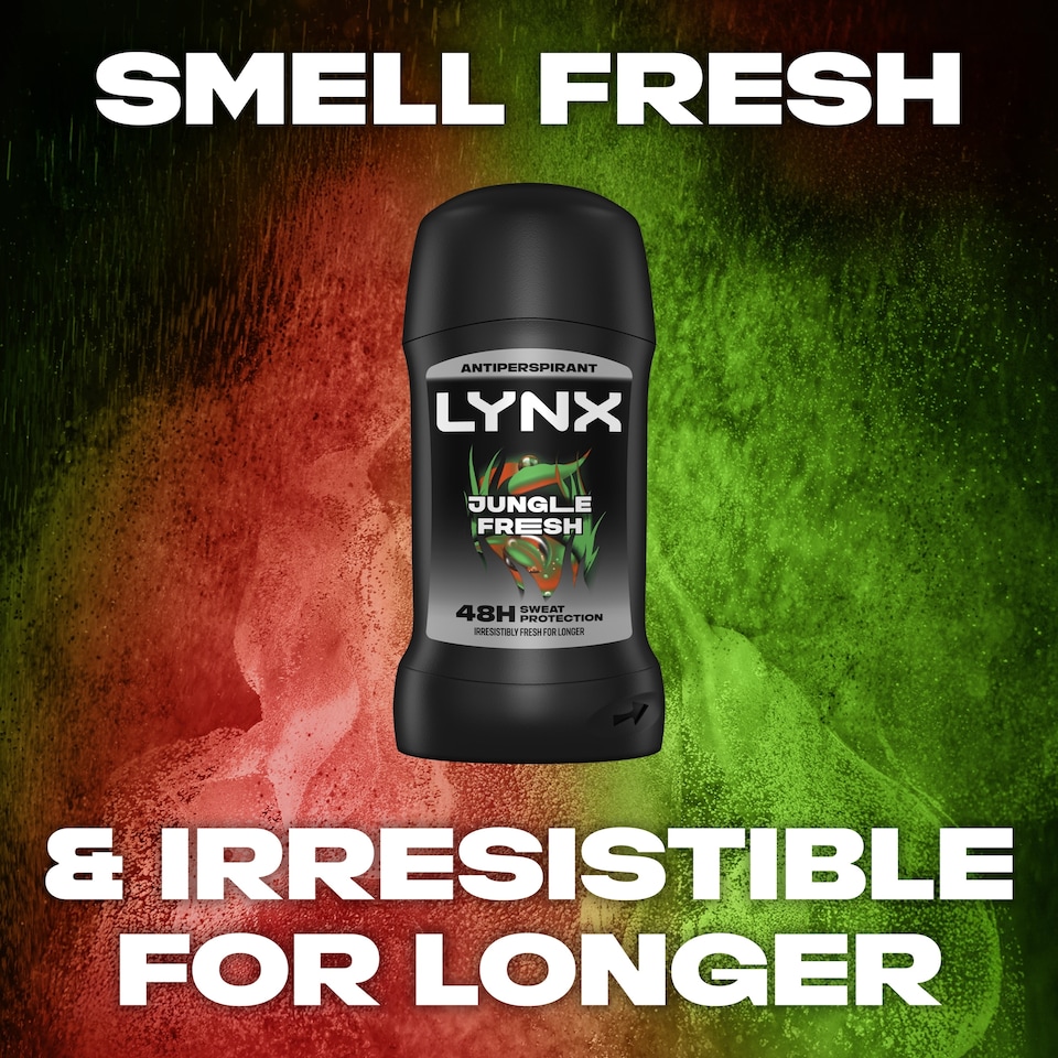 image 1 of Lynx Men Antiperspirant Deodorant Stick Jungle Fresh 50ml