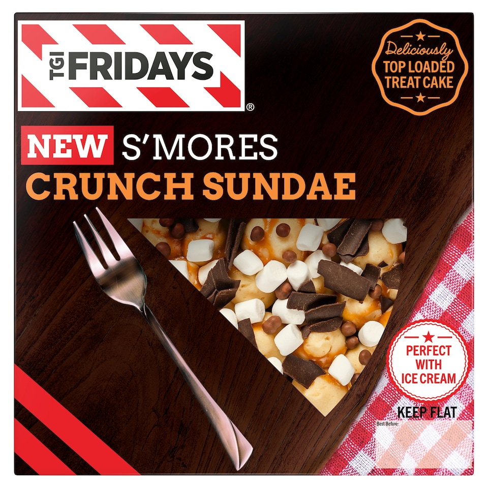 TGI Fridays S'mores Crunch Sundae Cake