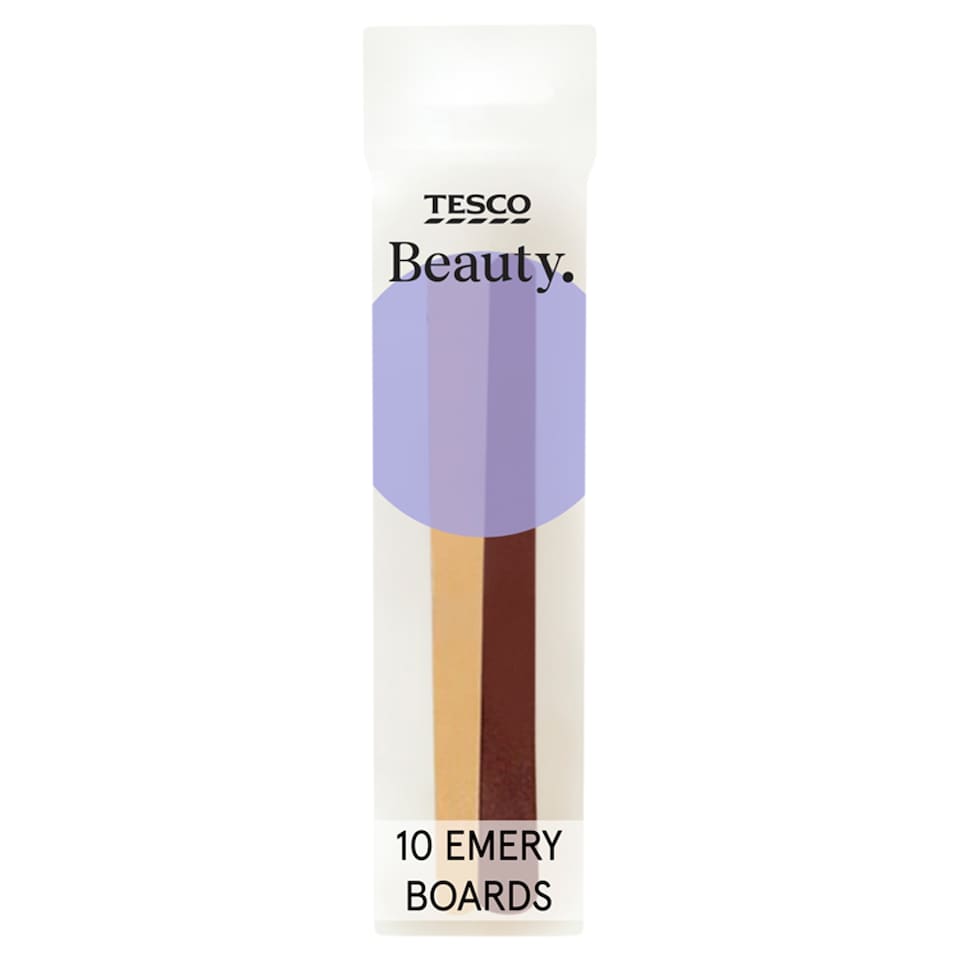 Tesco Emery Boards 10 Pack
