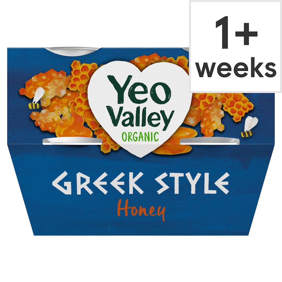 Yeo Valley Honey Greek Style Yogurt 4 X100g