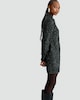 image 3 of F&F Sequin Embellished Knit High Neck Dress in Black